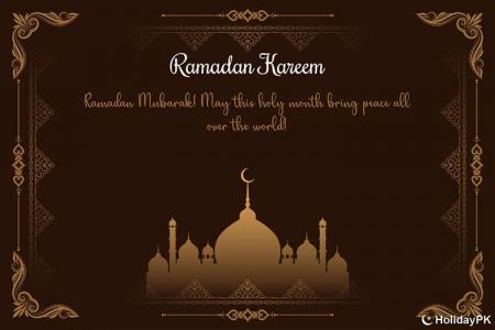 Ramadan Kareem Festival Wishes Cards Maker Online