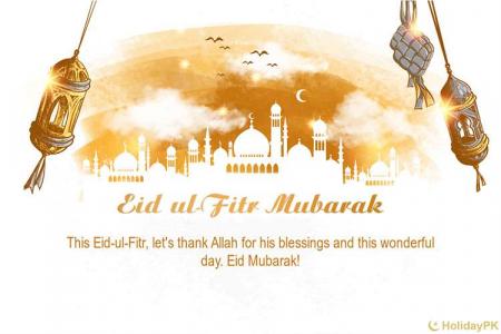 Hand Drawn Eid ul-Fitr Mubarak Greeting Cards