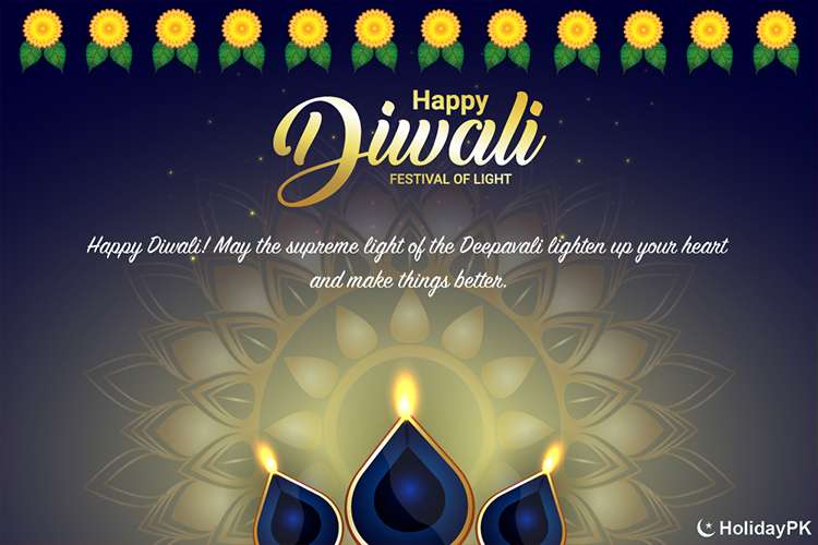 Happy Diwali Celebration Card Maker Online