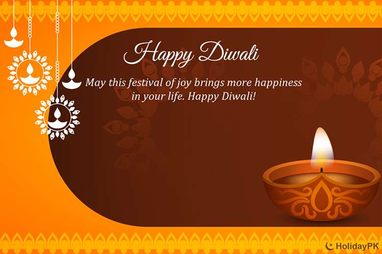 Happy Diwali Modern Card Maker Online