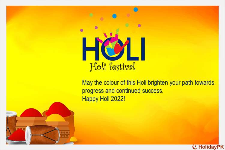Free Online Holi Greeting Card Maker With Name Wishes